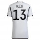 Tyskland Thomas Muller 13 2023/2024 Hemma Fotbollströjor Kortärmad